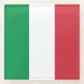 Flagge Tricolore Glasuntersetzer (Vorderseite)