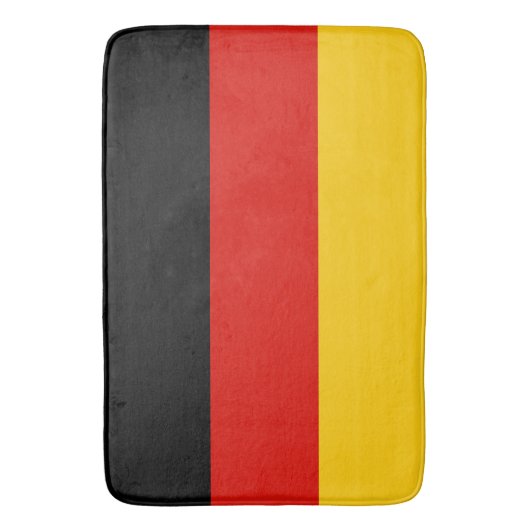 Flagge Trikolorisches Deutschland Badematte (Vorderseite Vertikal)