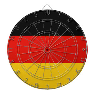Flagge Trikolorisches Deutschland Dartscheibe