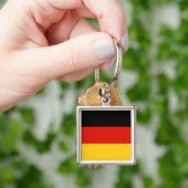 Flagge Trikolorisches Deutschland Schlüsselanhänger (Hand)