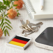 Flagge Trikolorisches Deutschland Schlüsselanhänger (Seite)