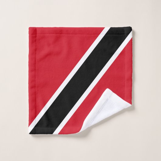 Flagge Trinidad und Tobago Badhandtuch Set (Waschlappen)