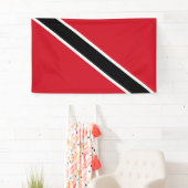 Flagge Trinidad und Tobago Banner (Insitu)