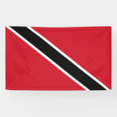 Flagge Trinidad und Tobago Banner (Horizontal)