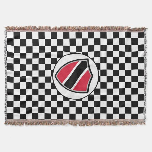Flagge Trinidad und Tobago Decke (Vorderseite)