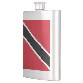 Flagge Trinidad und Tobago Flachmann (Links)