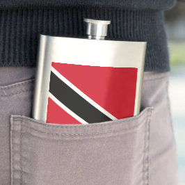 Flagge Trinidad und Tobago Flachmann