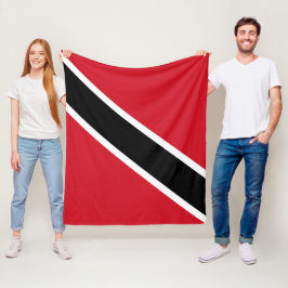 Flagge Trinidad und Tobago Fleecedecke