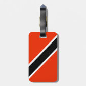 Flagge Trinidad und Tobago Gepäckanhänger (Rückseite vertikal)