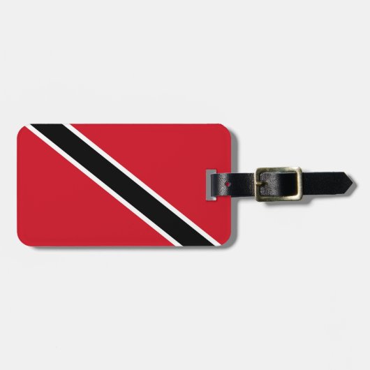 Flagge Trinidad und Tobago Gepäckanhänger (Vorderseite horizontal)