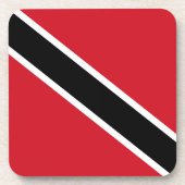 Flagge Trinidad und Tobago Getränkeuntersetzer (Vorderseite)