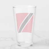 Flagge Trinidad und Tobago Glas (Rückseite)