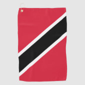 Flagge Trinidad und Tobago Golfhandtuch (Vorderseite)