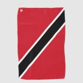 Flagge Trinidad und Tobago Golfhandtuch (Vorderseite)