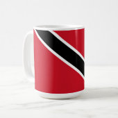 Flagge Trinidad und Tobago Kaffeetasse (Vorderseite Links)