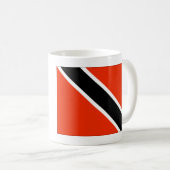Flagge Trinidad und Tobago Kaffeetasse (VorderseiteRechts)