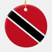 Flagge Trinidad und Tobago Keramik Ornament (Hinten)