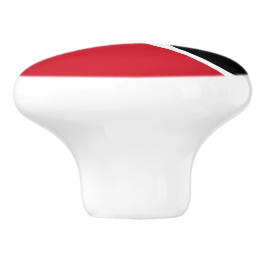 Flagge Trinidad und Tobago Keramikknauf (Seitenansicht)