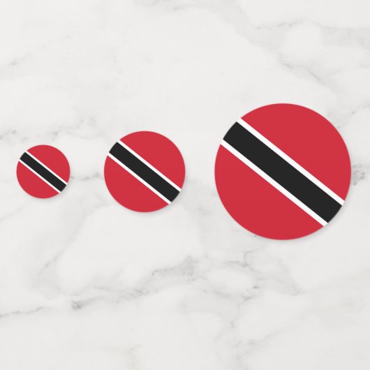 Flagge Trinidad und Tobago Konfetti (Vorderseiten)