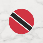 Flagge Trinidad und Tobago Konfetti (Klein Vorderseite)