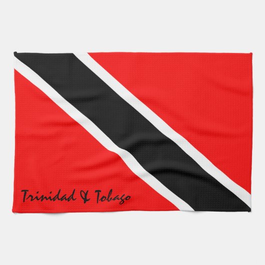 Flagge Trinidad und Tobago Küchentuch (Horizontal)