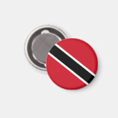 Flagge Trinidad und Tobago Magnet (Vorderseite/Rückseite)