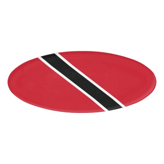 Flagge Trinidad und Tobago Namenschild (Vorderseite)