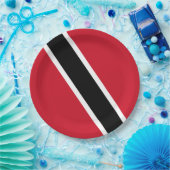 Flagge Trinidad und Tobago Pappteller (Party)
