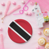 Flagge Trinidad und Tobago Pappteller (Party)