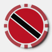 Flagge Trinidad und Tobago Pokerchips (Vorderseite)