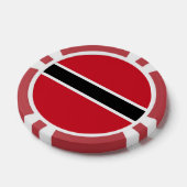 Flagge Trinidad und Tobago Pokerchips (Einzeln)
