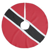 Flagge Trinidad und Tobago Polyester Weihnachtsbaumdecke (Vorderseite)