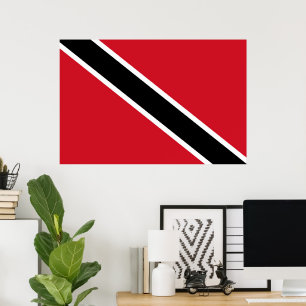 Flagge Trinidad und Tobago Poster