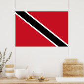 Flagge Trinidad und Tobago Poster (Küche)