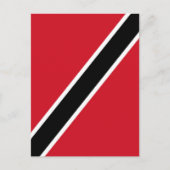 Flagge Trinidad und Tobago Postkarte (Vorderseite)