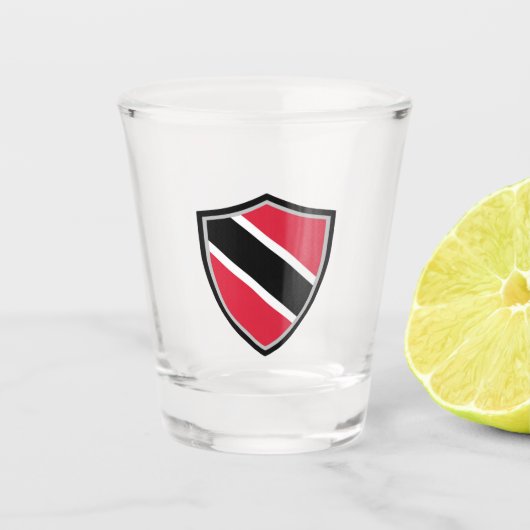 Flagge Trinidad und Tobago Schnapsglas (Vorderseite)