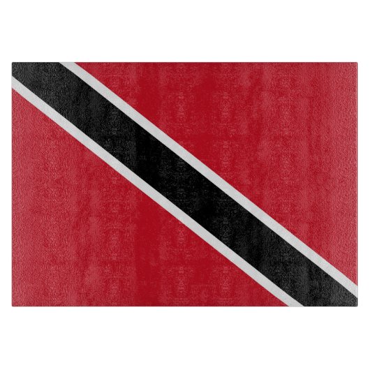 Flagge Trinidad und Tobago Schneidebrett (Vorderseite)