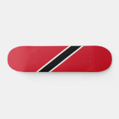 Flagge Trinidad und Tobago Skateboard (Horizontal)