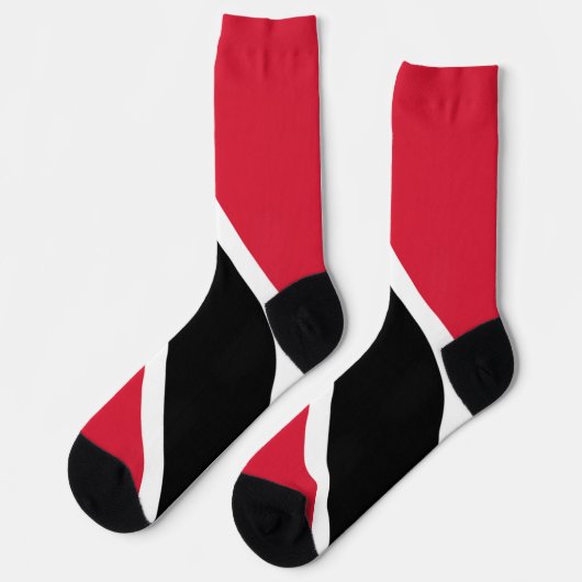 Flagge Trinidad und Tobago Socken (Linkes Detail)