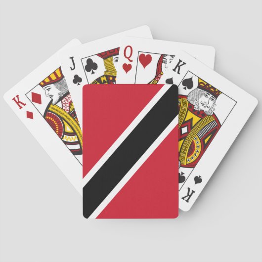 Flagge Trinidad und Tobago Spielkarten (Rückseite)