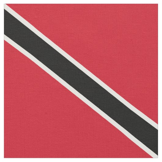 Flagge Trinidad und Tobago Stoff (Nahaufnahme)