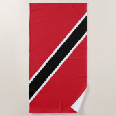 Flagge Trinidad und Tobago Strandtuch (Vorderseite)