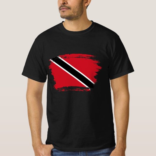 Flagge Trinidad und Tobago T-Shirt (Vorderseite)