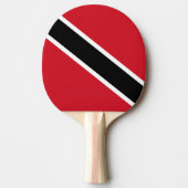 Flagge Trinidad und Tobago Tischtennis Schläger (Vorderseite)