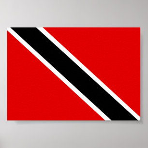 Flagge Trinidads Tobago Poster