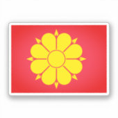 Flagge Trondheim, Norwegen Aufkleber (Vorderseite)