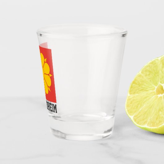 Flagge Trondheim, Norwegen Schnapsglas (Rechts)