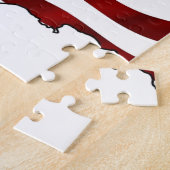 Flagge Trumpf-Präsidenten-Uncle Sam USA Amerika Puzzle (Seite)