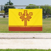 Flagge Tschuwaschiens Banner (Insitu)