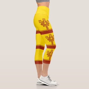 Flagge Tschuwaschiens Capri Leggings